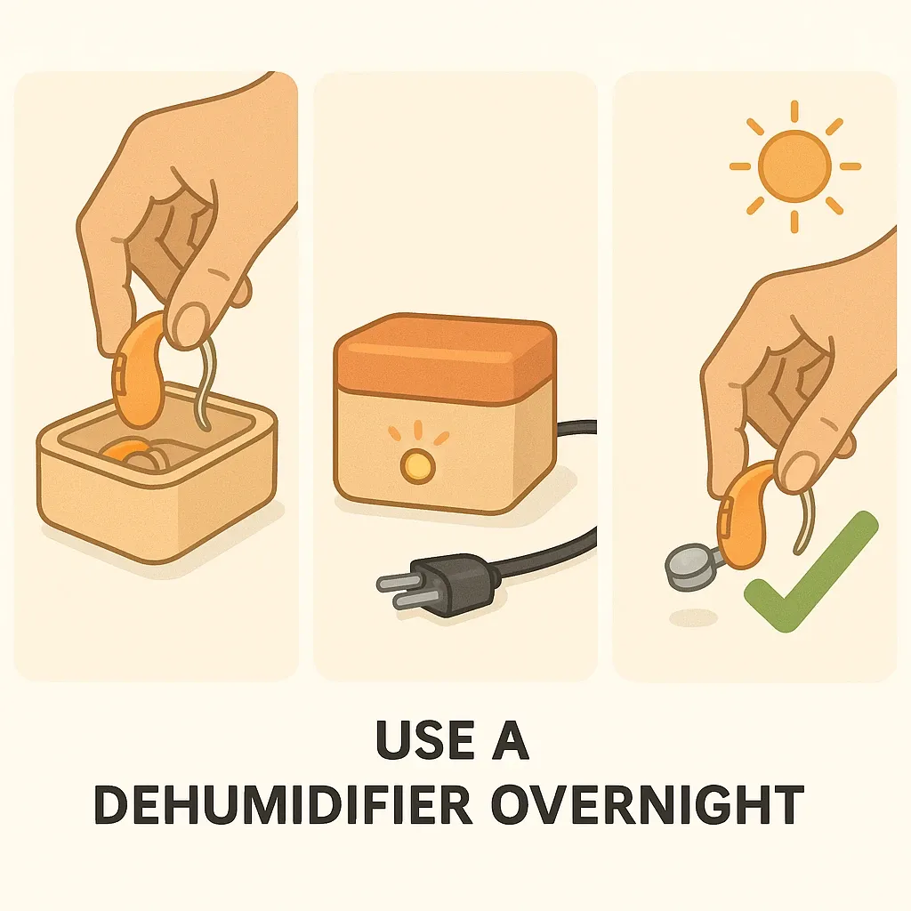 Use a Dehumidifier Overnight